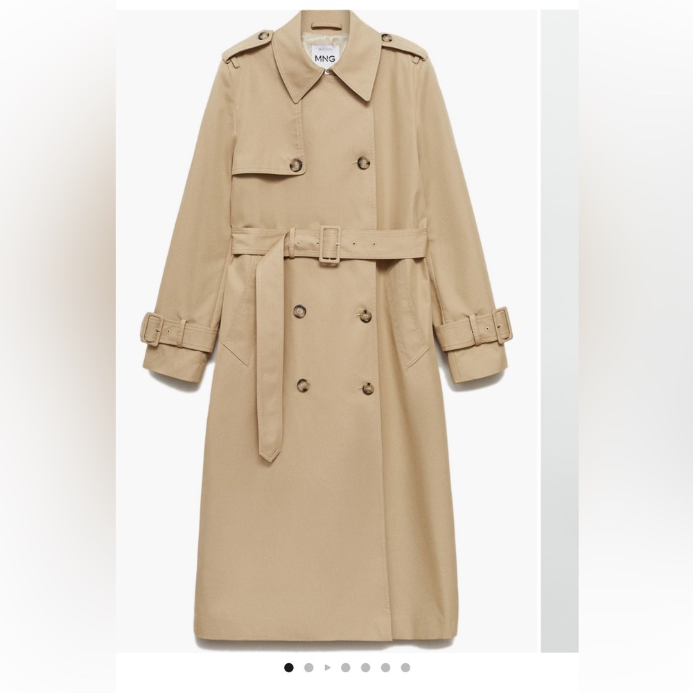Mango Classic trench coat with belt
